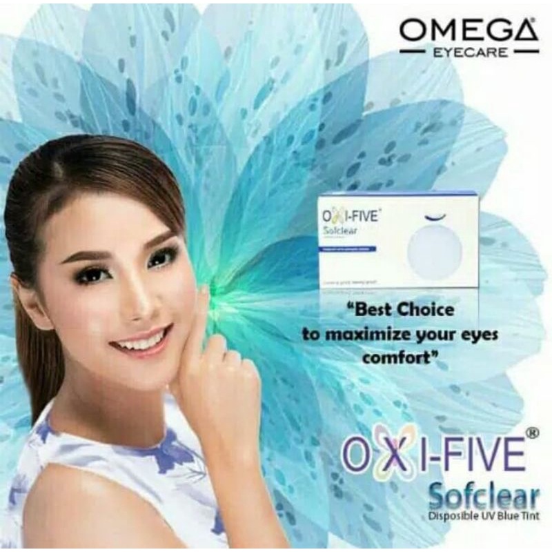 Softlens Omega Oxifive Bening / Softlens Bening Oxifive Bulanan Di atas minus -10.00
