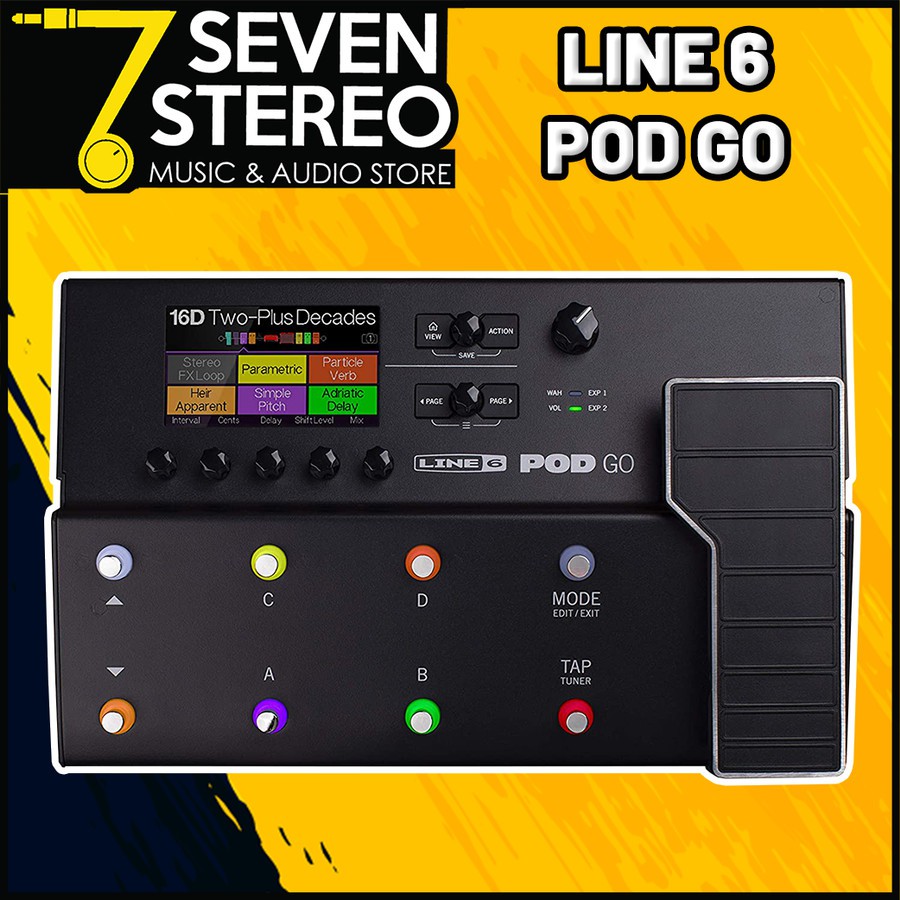 Line 6 POD GO Guitar Multi Effects Processor - Efek Digital