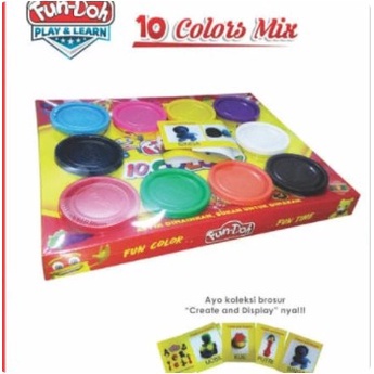 Fundoh 10 Colors Mix Refill Isi Ulang Lilin