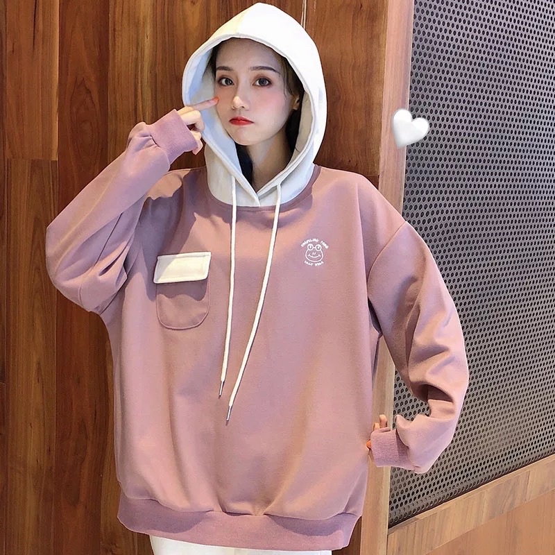 Sweater Wanita BILLY SMILE HOODIE | Sweater Korean Style | Sweater Size M.L.XL | Sweater Frog hoodie Pria Wanita Hoodie | Jumper Hoodie Wanita Termurah Fashion Terkini Korean Style