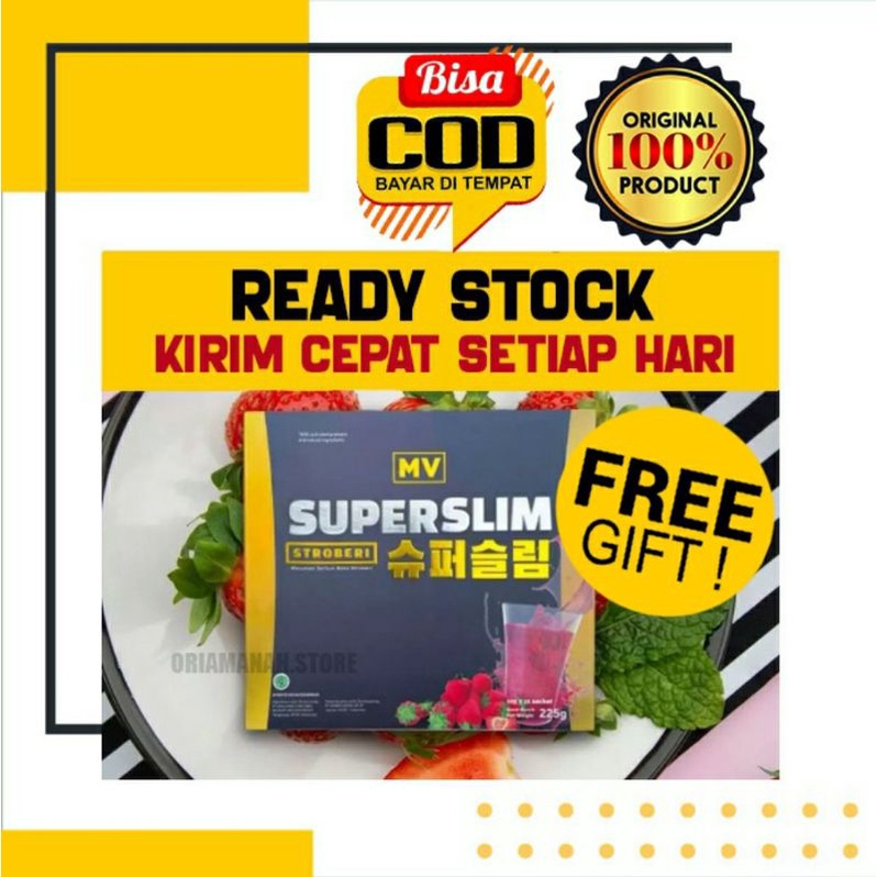 MVSuper Slim fiber drink diet detox MVSUPERSLIM MV SUPER SLIM By Maria Vania per sachet 1 sachet | m