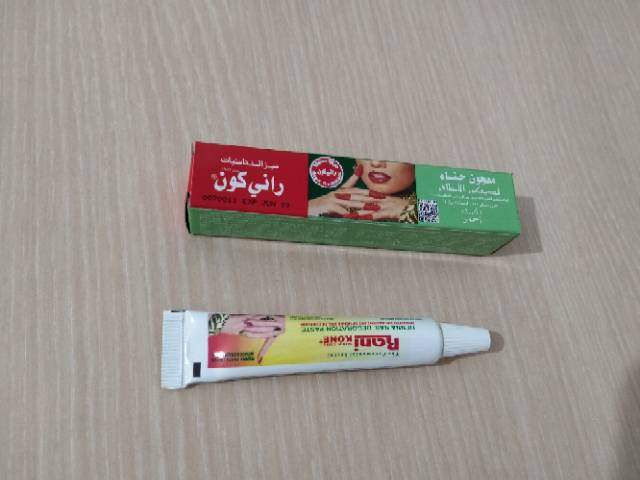 Henna Rani Kone Nail Decoration Paste Reddish Henna Kuku