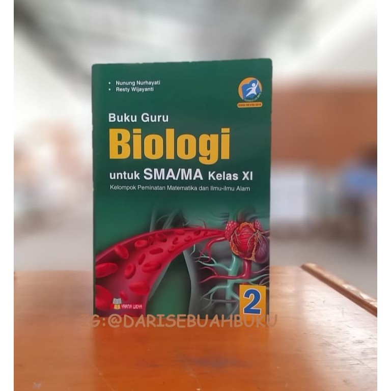 Jual Buku Guru Biologi SMA/MA XI Peminatan K-13 Edisi Revisi 2016