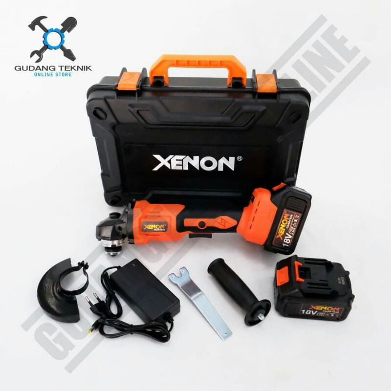 Mesin Gerinda Baterai XENON - Cordless Angle Grinder Xenon CDAG1845 18V Gerinda Cordless Xenon