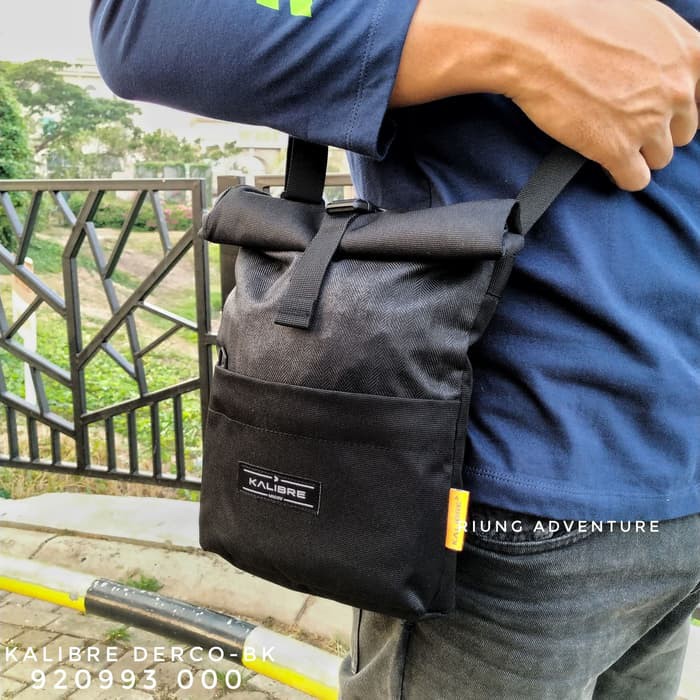 Tas Slempang Pria Sling Bag HIGH QUALITY Tas Selempang Travel Pouch Pria Kalibre Derco 920993  95UBW