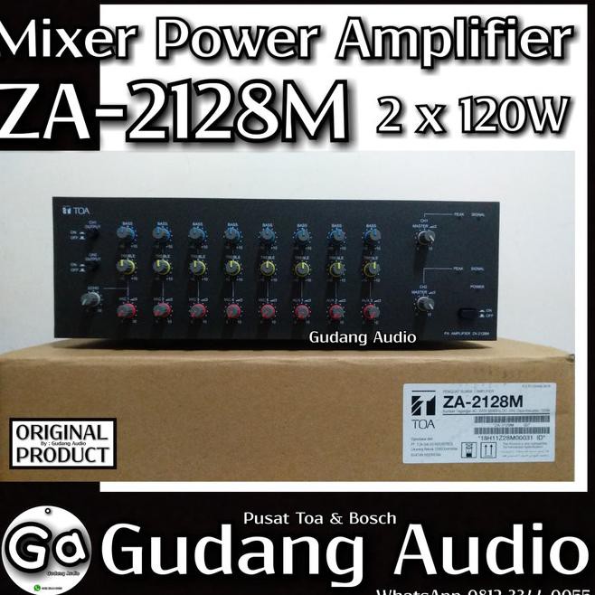 New Distributor Power Mixer Amplifier Toa Za-2128M