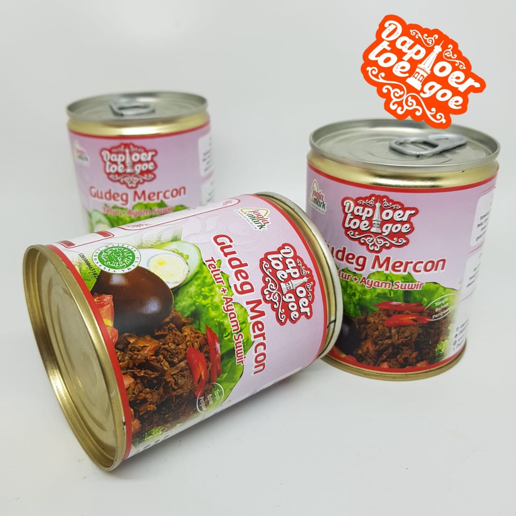 

Gudeg Mercon Telur Ayam Suir Dapoer Toegoe PREMIUM gudeg kaleng