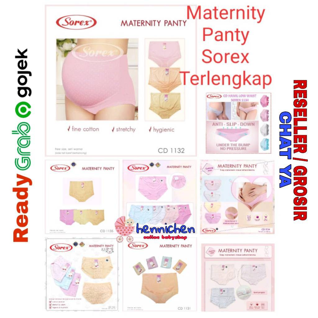 Celana Dalam CD Hamil Wanita Sorex / Maternity Panty 1134 / 1140 / 1138 / 1141 / 1128 /1127 / 1132