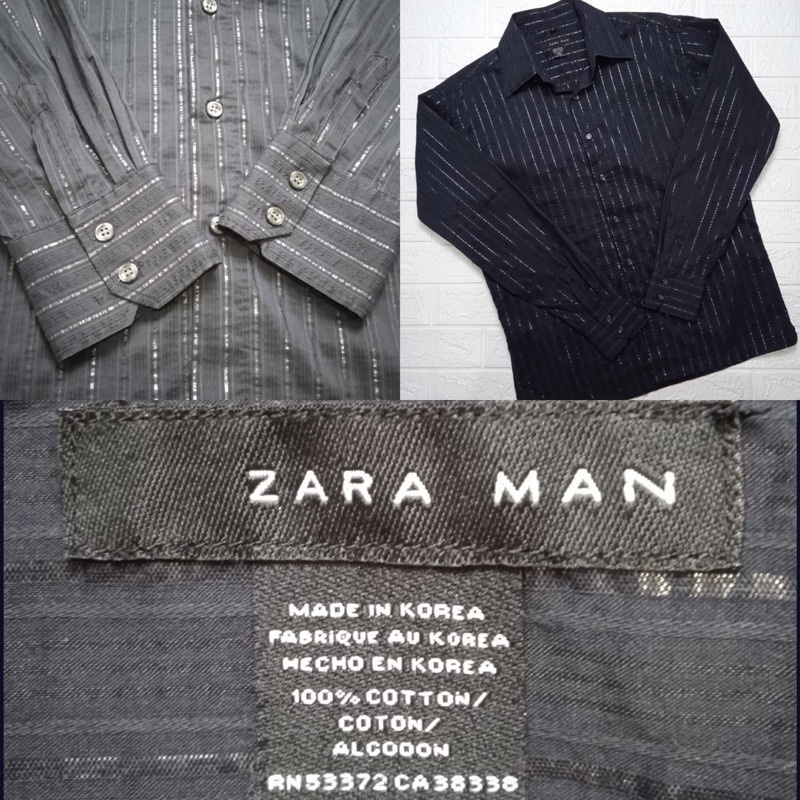 zara second / kemeja pria zara