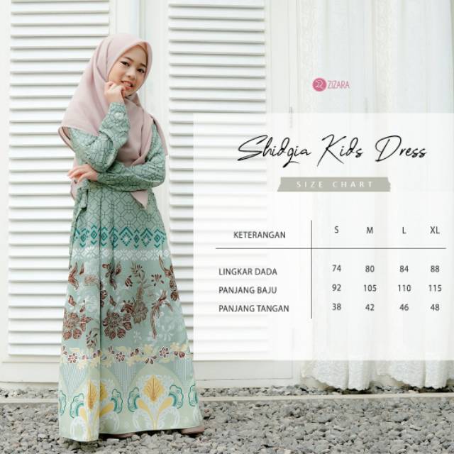 ZIZARA SHIDQIA DRESS C GAMIS ONLY MOM COUPLE WITH KIDS BOLEH DIORDER TERPISAH