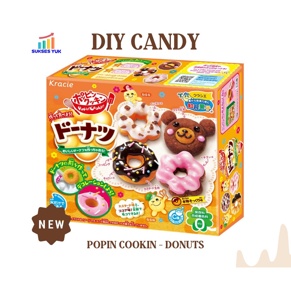 

Permen KRACIE POPIN COOKIN DONUT DIY CANDY