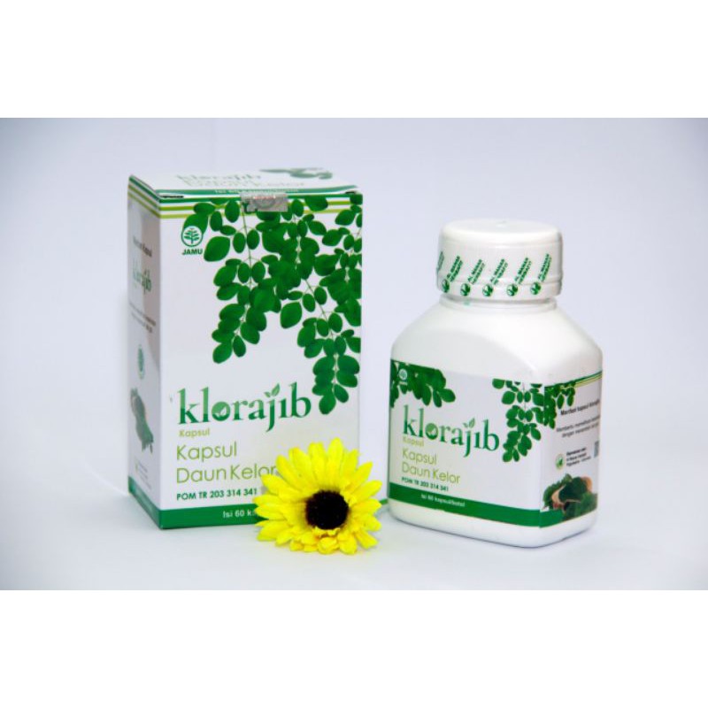 

Superfoods Kapsul Daun Kelor KLORAJIB isi 60 @1000mg BPOM Halal MUI