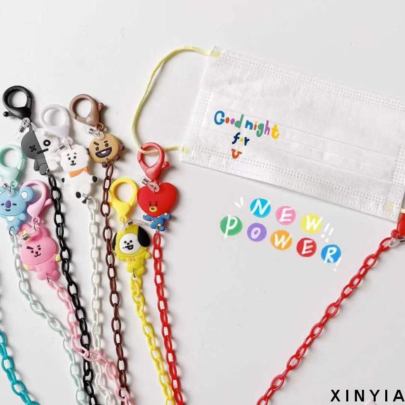 Tali Lanyard Kacamata Bahan Akrilik Motif Kartun Warna Permen