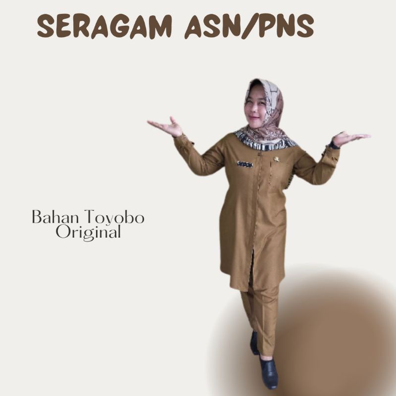 Seragam ASN/PNS Bahan Toyobo Original PO