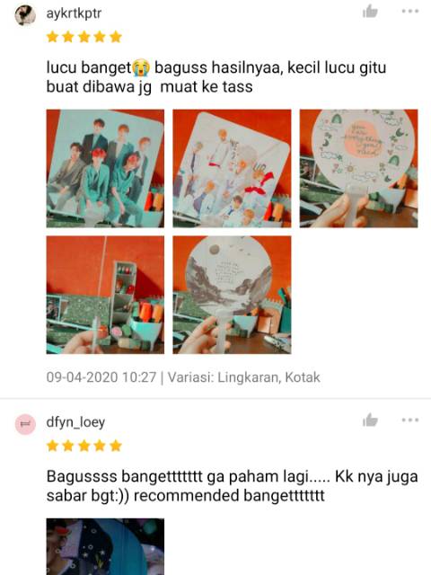 KIPAS TANGAN HANDFAN CUSTOM 2 SISI SOUVENIR UNIK MURAH BERKUALITAS