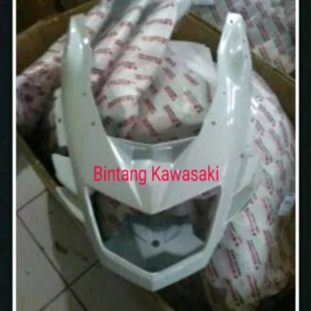 batok lampu depan atau batok kepala barong ninja rr new putih