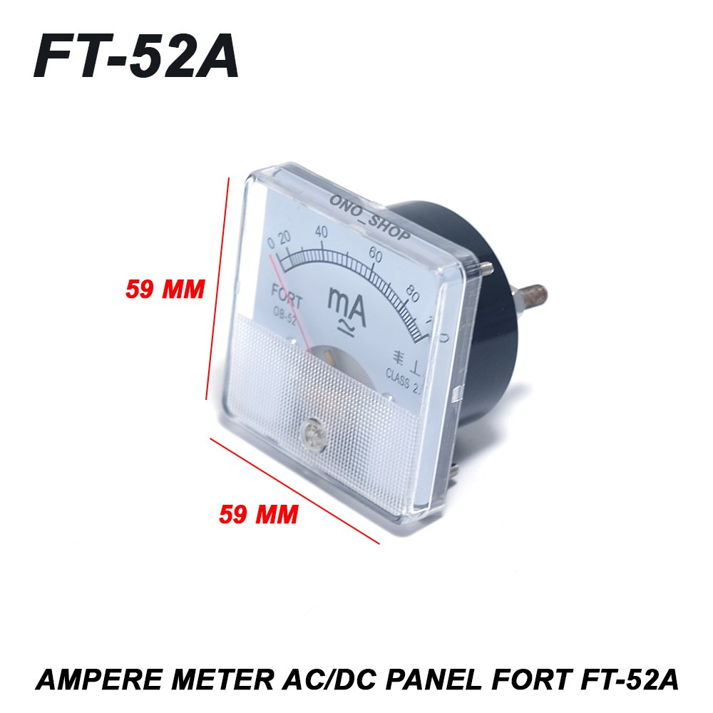 FORT FT-52A - Ampere Meter AC/DC Panel