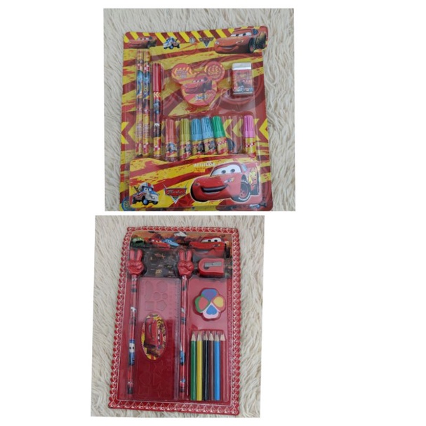 

set Alat tulis Disney cars