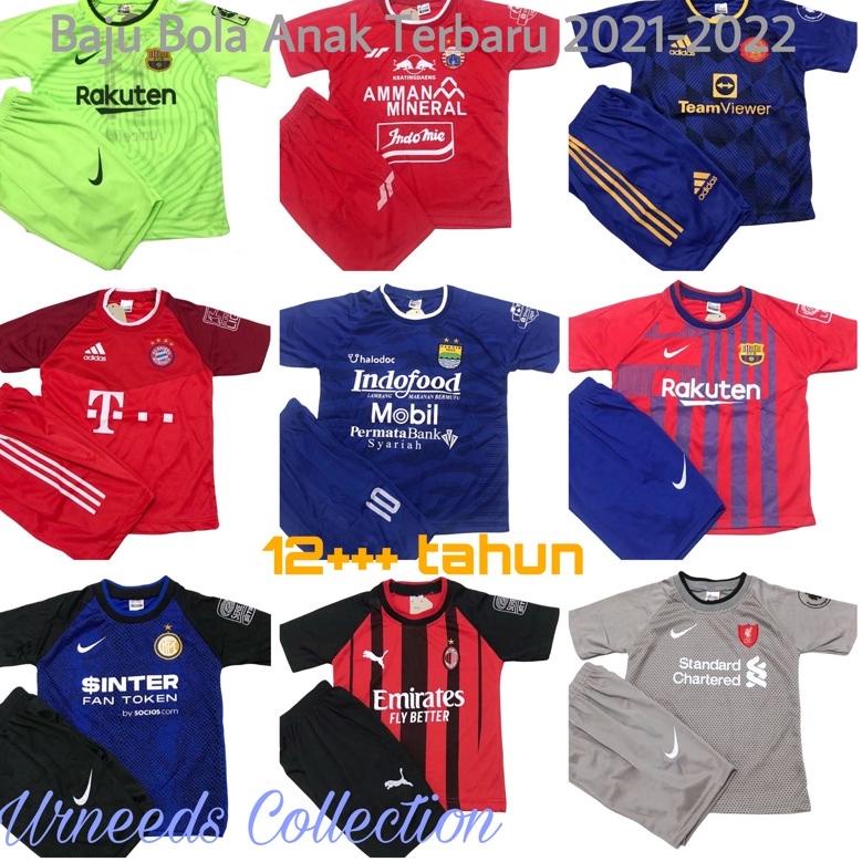 [FJ.19Au22ᵛ] / BAJU BOLA ANAK 12TAHUN / SETELAN BAJU BOLA ANAK2021 / SET BAJU BOLA ANAK LAKI LAKI