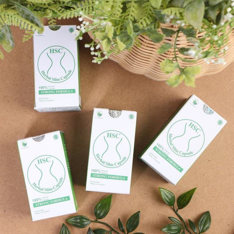 HSC ASLI HERBAL SLIM CAPSULE OBAT PELANGSING BADAN ORIGINAL BPOM