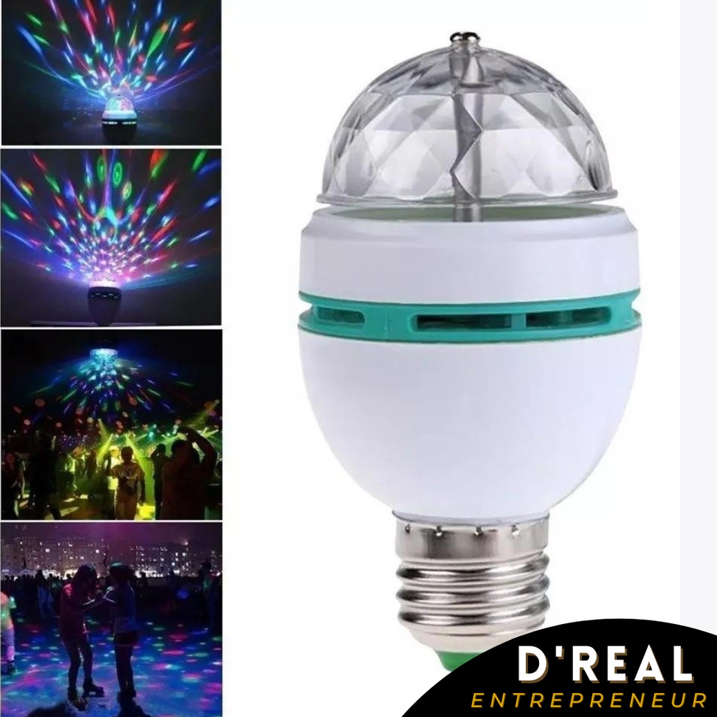 Jual Lampu Disco Putar Full Colour Lamp LED Pesta Disko Rotating Party