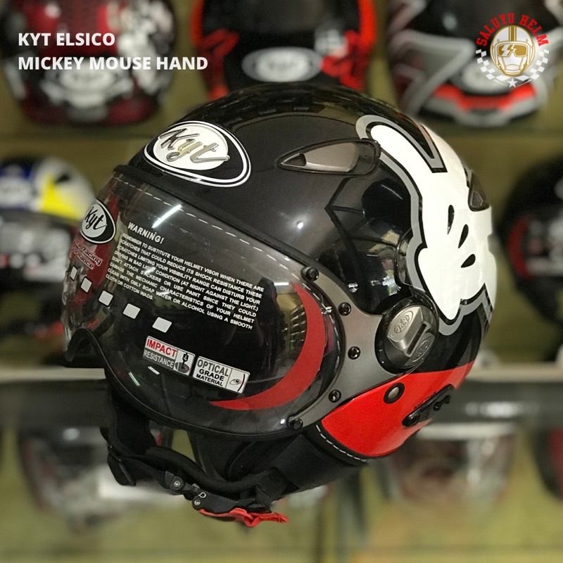 HELM KYT ELSICO MICKEY MOUSE HAND