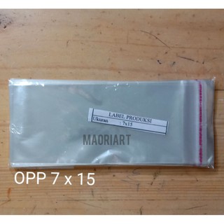 Image of Plastik OPP 7x15 (bungkus uang)