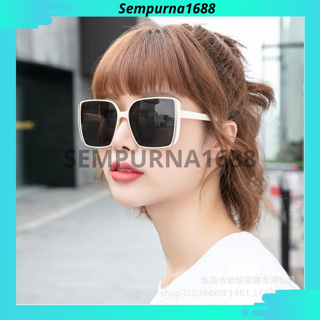 ⭐SMP⭐ Kacamata Sunglass Wanita/Pria Model Retro Way farer Sunglasses KM88