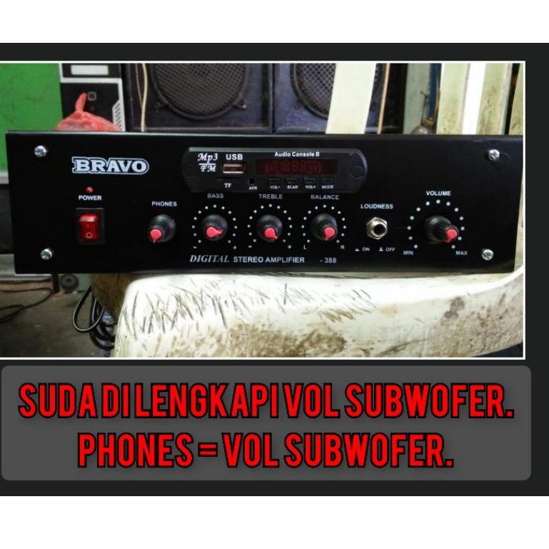 [KODE WTBYB] Power Amplifier Rakitan 5 A Amper Subwofer Bluetoth Karaoke