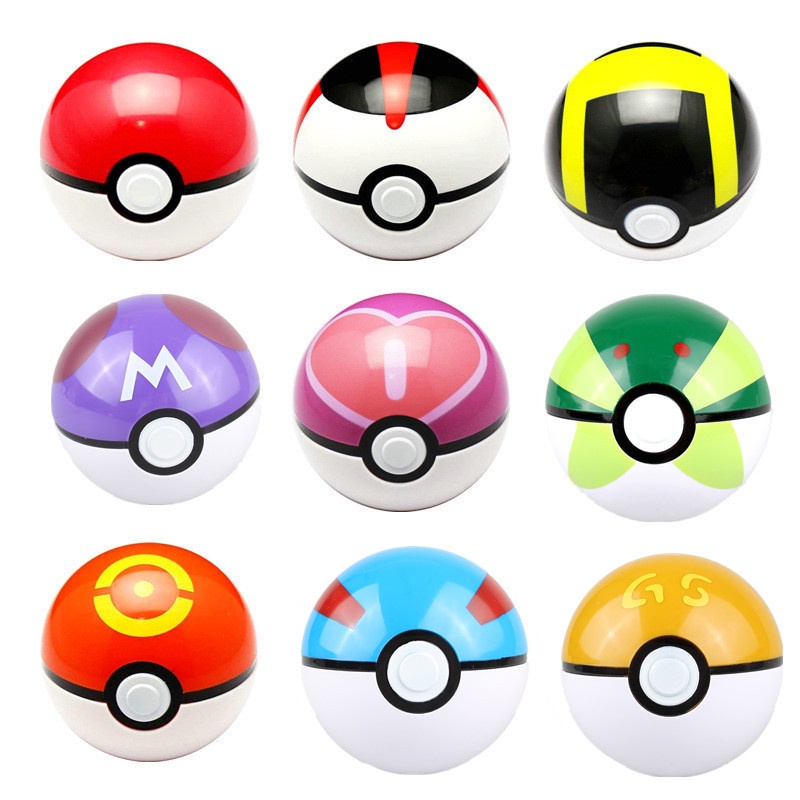 1pc Action Figure Pokemon Pokeball Bahan PVC Untuk Koleksi