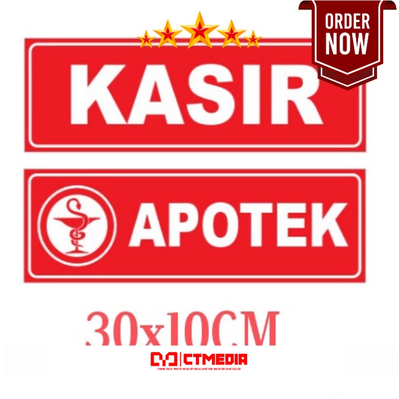 

STIKER KASIR APOTEK