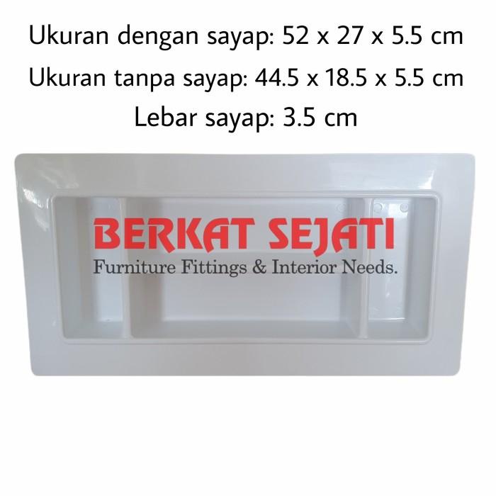 Wad | (Gojek) Rak Tempat Sendok Pisau Garpu Dapur Sekat Laci Modelline Kecil