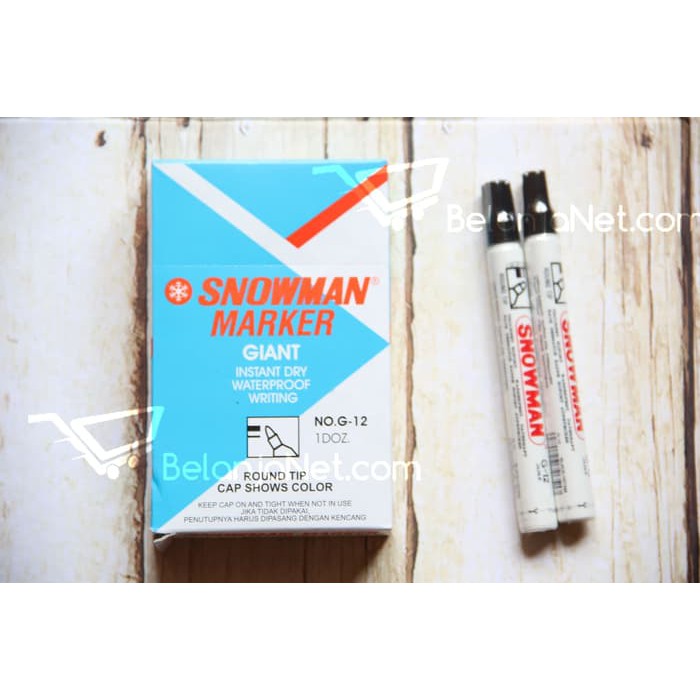 

Spidol Snowman Permanent Marker G-12