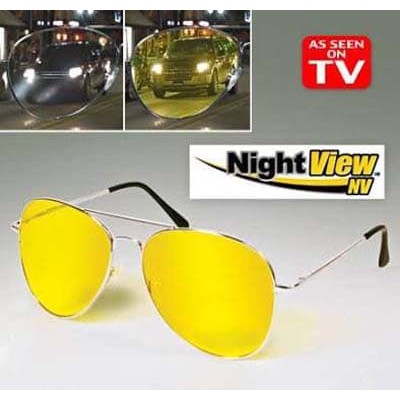 Night View Clip Ons : Kacamata Klip On Anti Silau Saat Malam-1