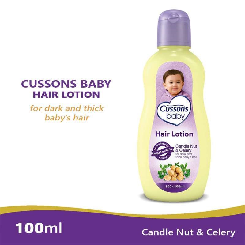 CUSSONS Baby Hair Lotion | Lotion Rambut Bayi | Minyak Rambut | 50+50ml | 100+100ml ✔️BPOM (KIM)