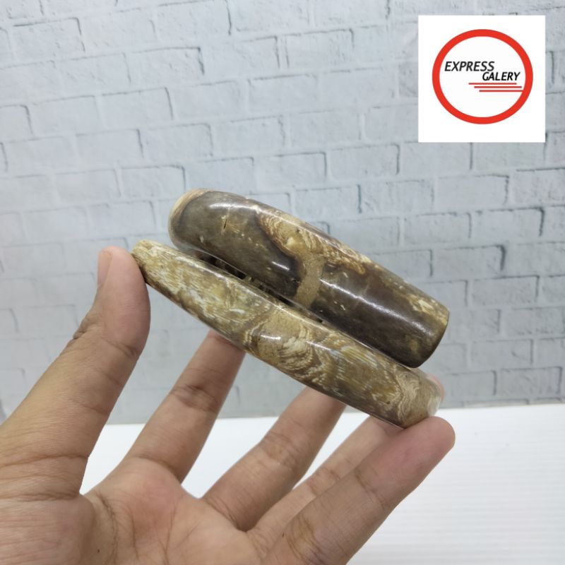 gelang akar bahar gundi tali arus putih X429