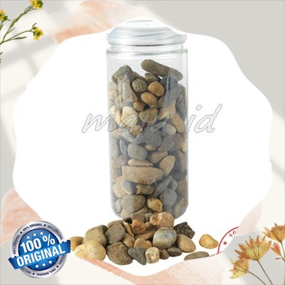 Batu Kolam Batu hiasan alami, aksesoris akuarium, hias dekorasi 680 gr Set-ikeeea dyf