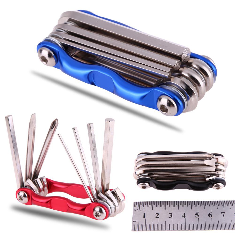 MOJITO 7in1 Bike Bicycle Repair Tool Kit Hex Wrench Set Screwdriver Tool