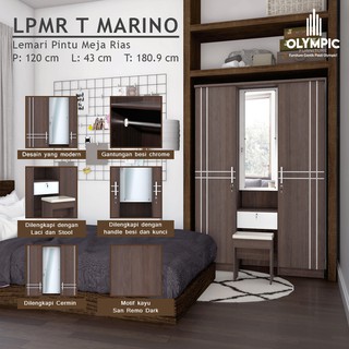  Olympic  Lemari  Pintu Meja Rias  Dressing Table LPMR 