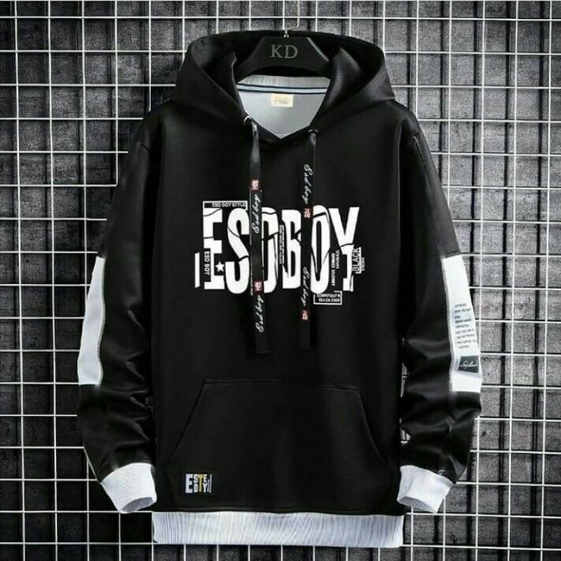 ESOBOY HOODIE JAKET PRIA KEREN TERBARU KOREAN STYLE K-POP