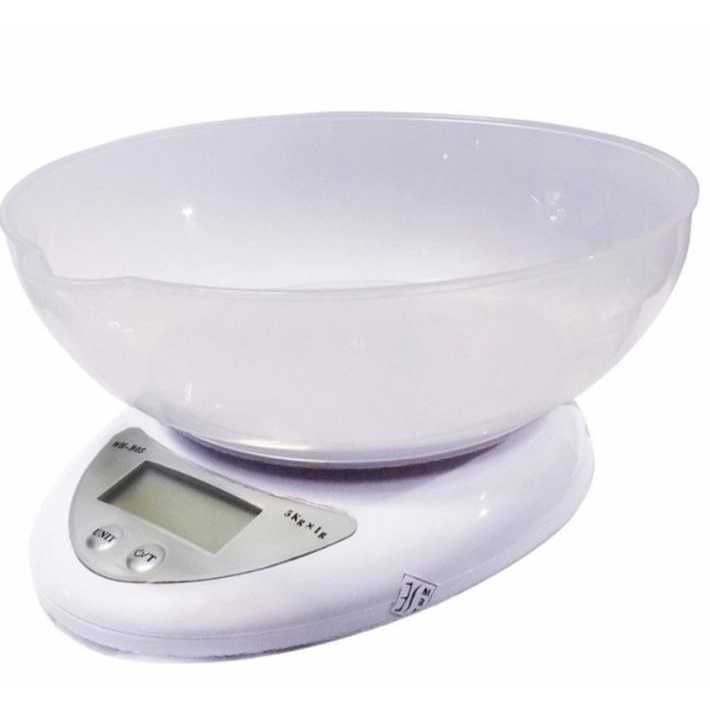 Timbangan Dapur Digital Mangkok Electronic Kitchen Scale - Putih