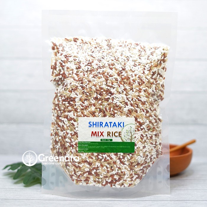 

Ds501Vs Shirataki Mix Rice 1Kg / Shirataki Mix Beras Merah , Coklat Organik Sv012Ss