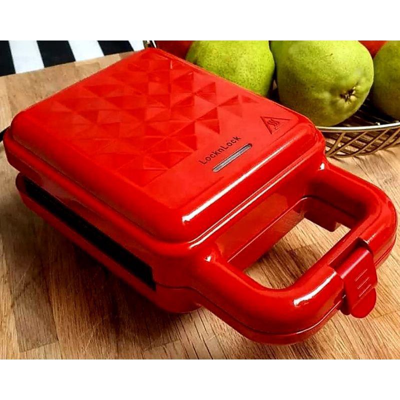 WAFFLE Maker LOCK n LOCK 400 Watt Anti Lengket