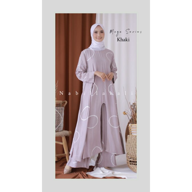 Setelan Tunik Moza / Tuniq / Palazzo / Kulot Polos /