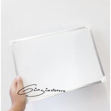 

Mini White Board 25cm x 35cm | Papan Tulis Putih Kecil | Papan Tulis Whiteboard Mini