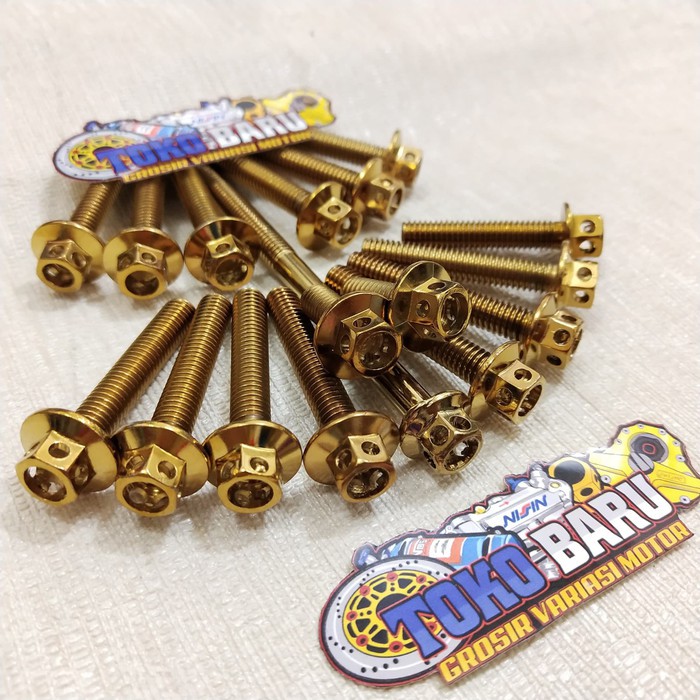 baut probolt cvt beat scoopy gold atau baut blok probolt cvt beat
