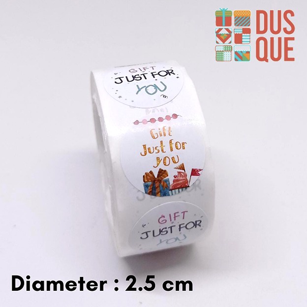 

(10 PCS) STIKER GIFT JUST FOR YOU / STICKER GIFT JUST FOR YOU / STICKER HADIAH