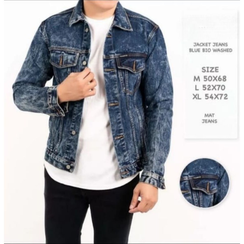 Jaket jeans pria/Jaket Denim import