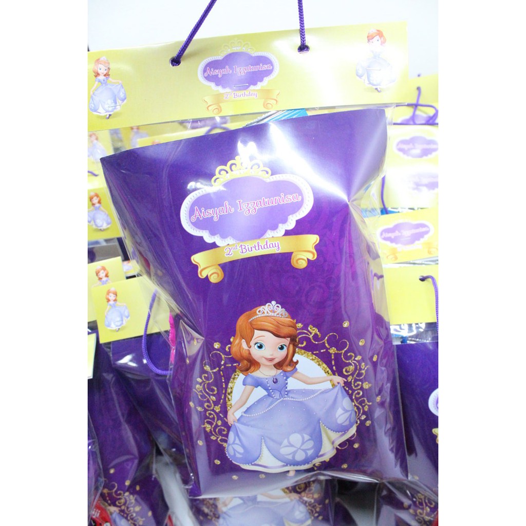

Plastik Snack Custom karakter Princess Sophia