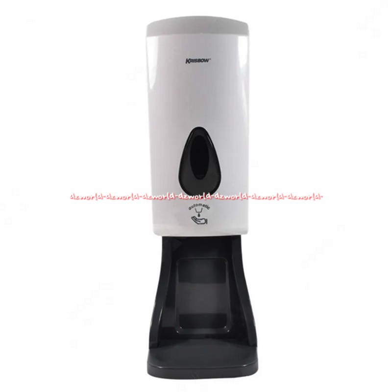 Krisbow Automatic Soap Dispenser Sabun Cair Putih Sanitizer 1L Dengan Tatakan Alas Sabun Tempat Sabun Cair Model Sensor Otomatis 1 ltr 1 Litter Kris Soaps